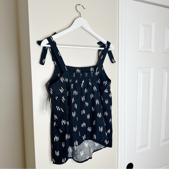 NWT Sonoma Black and White Patterned Tank Top - Picture 5 of 6